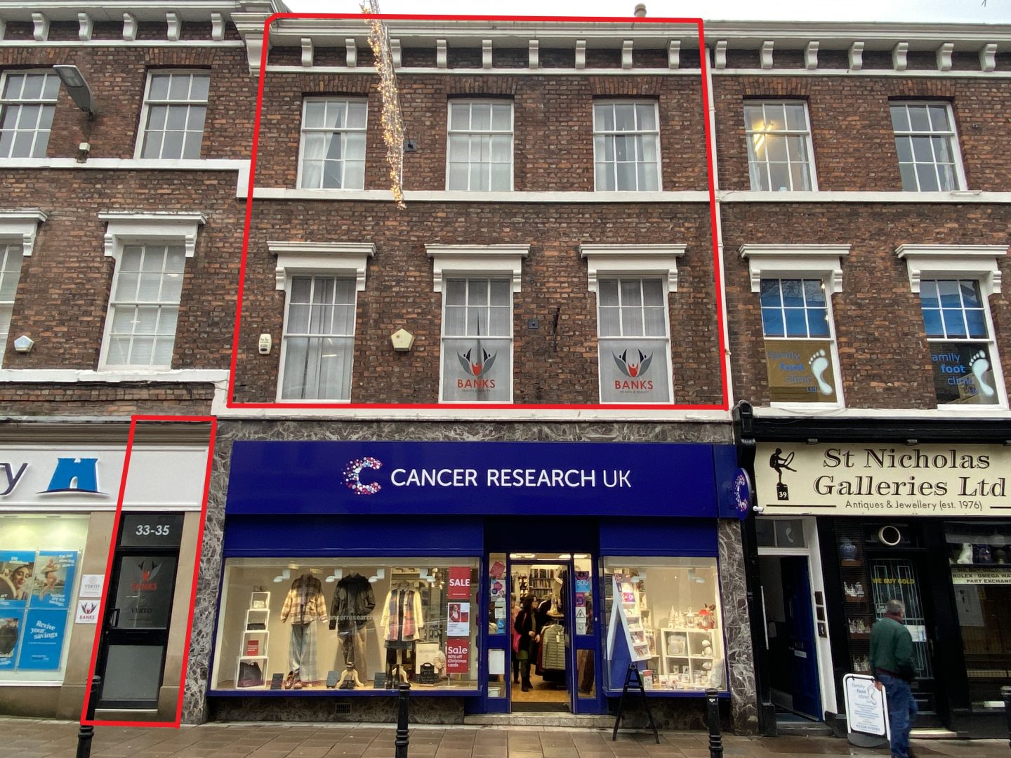 First & Second Floors, 33 – 35 Bank Street, Carlisle