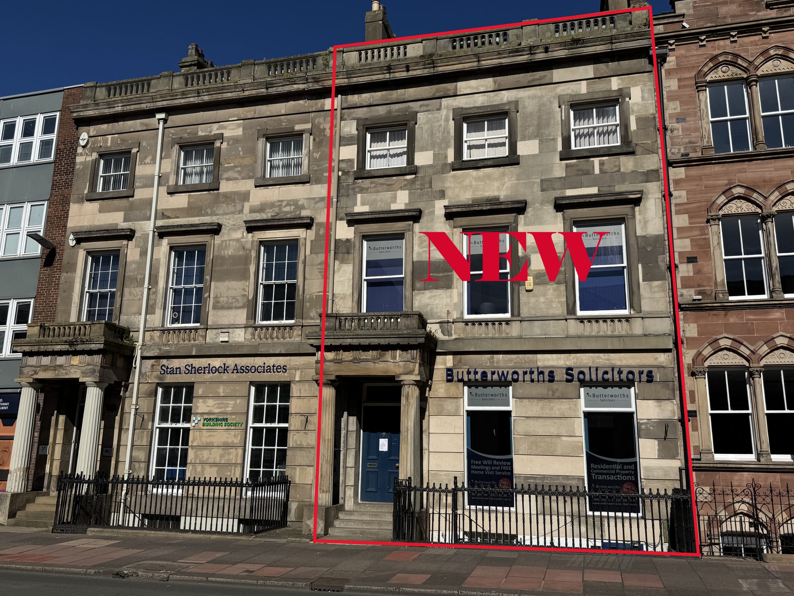 Substantial grand period terrace former office building – FOR SALE